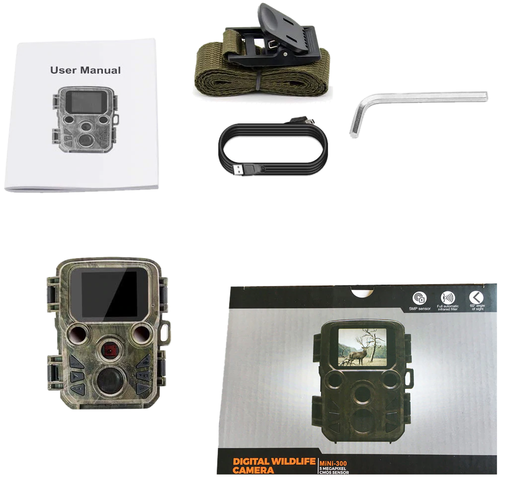 HD Trail Camera with Night Vision Mode