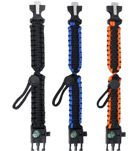 Survival Paracord Bracelet High Quality for Outdoor