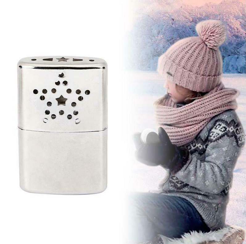 RTL Steel Hand Warmer Portable Heater and Reusable Pocket Handy