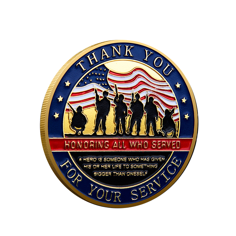 Honoring All Who Served - Veteran Coin