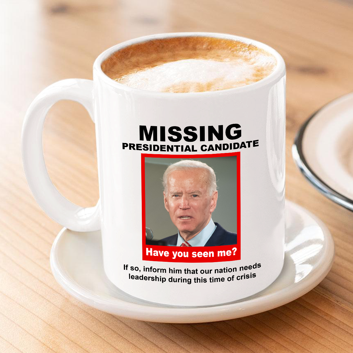 Missing Presidential Candidate 11 oz. White Mug