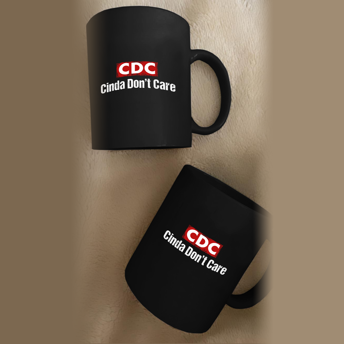 CDC v1 11 oz. Black Mug