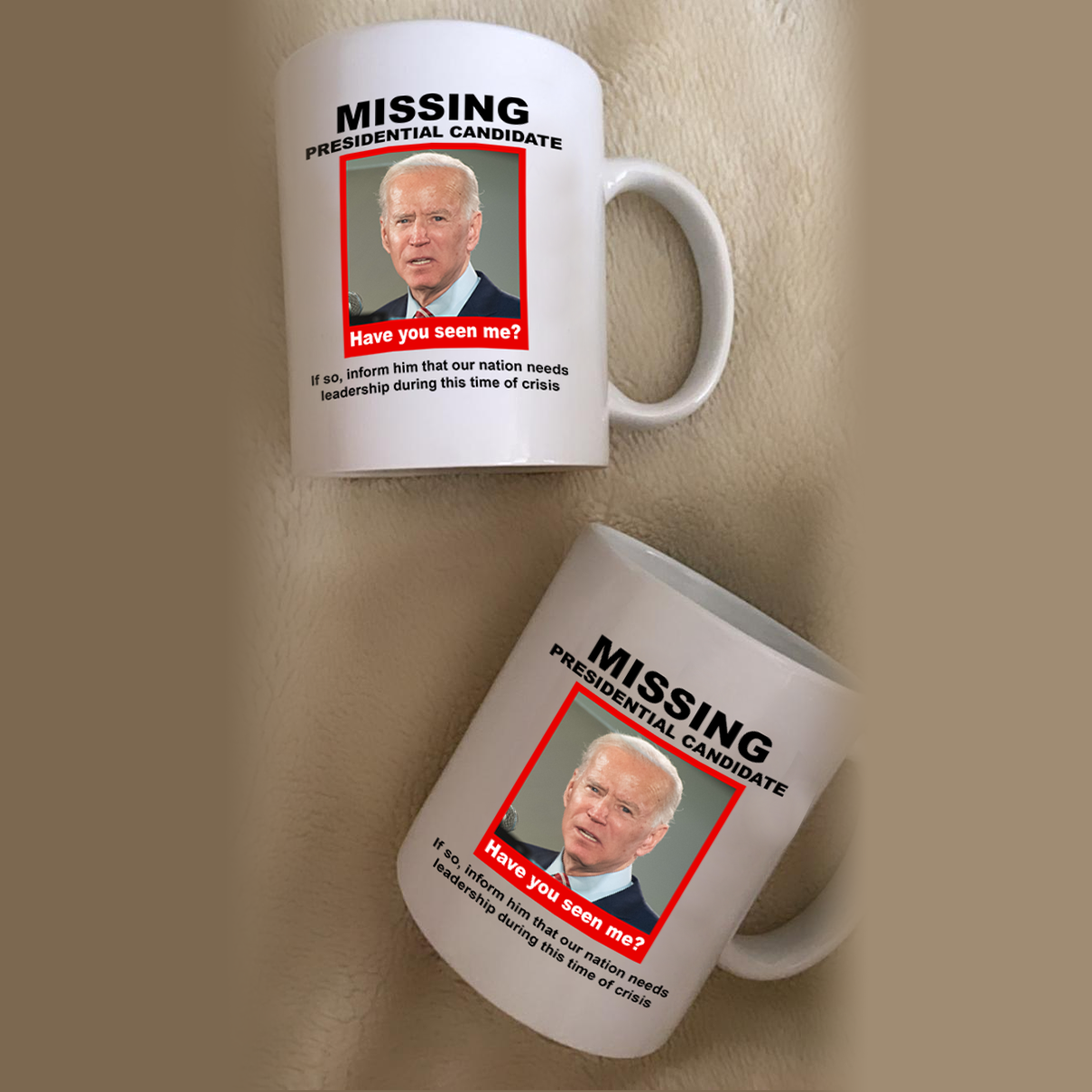 Missing Presidential Candidate 11 oz. White Mug