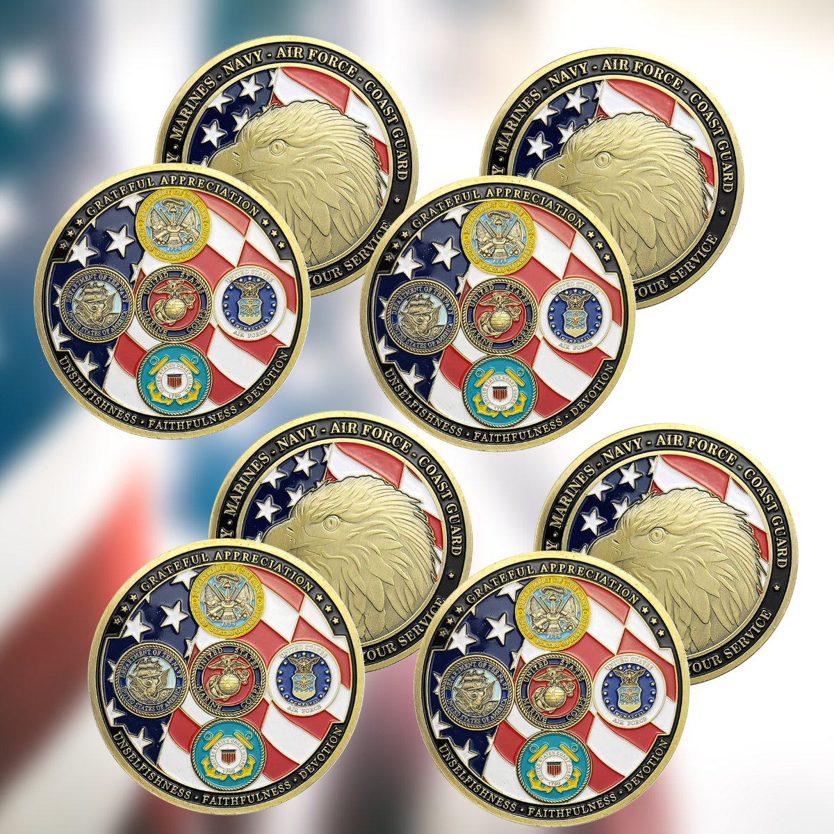 Thank You For Your Service - Veteran Coin - Buy More, Save More Bundle