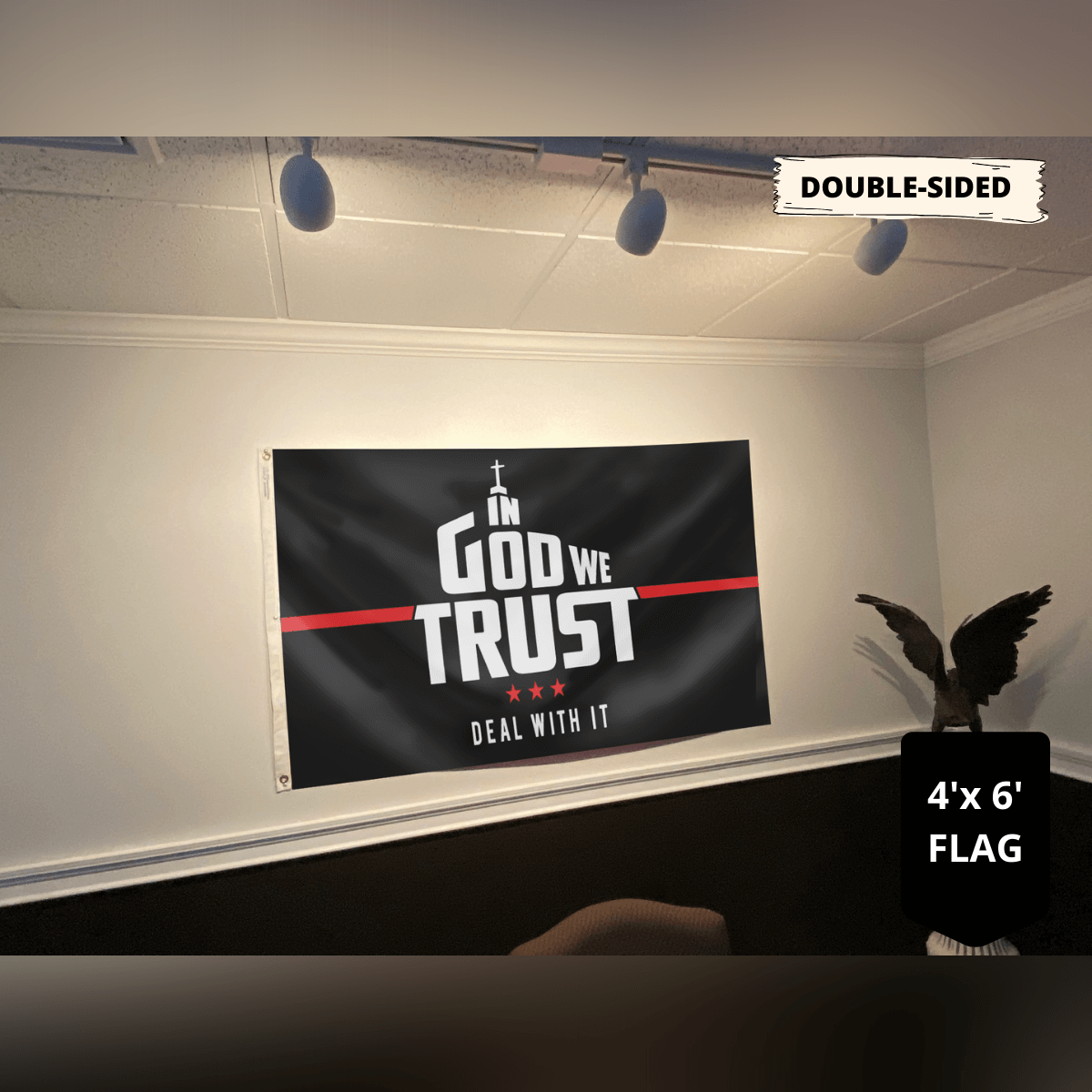 In God We Trust - Deal With It Limited Edition 3x5 Flag