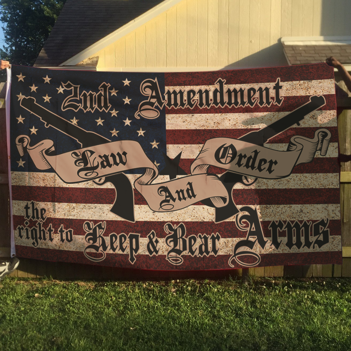 2A LNO Keep and Bear Arms Flag