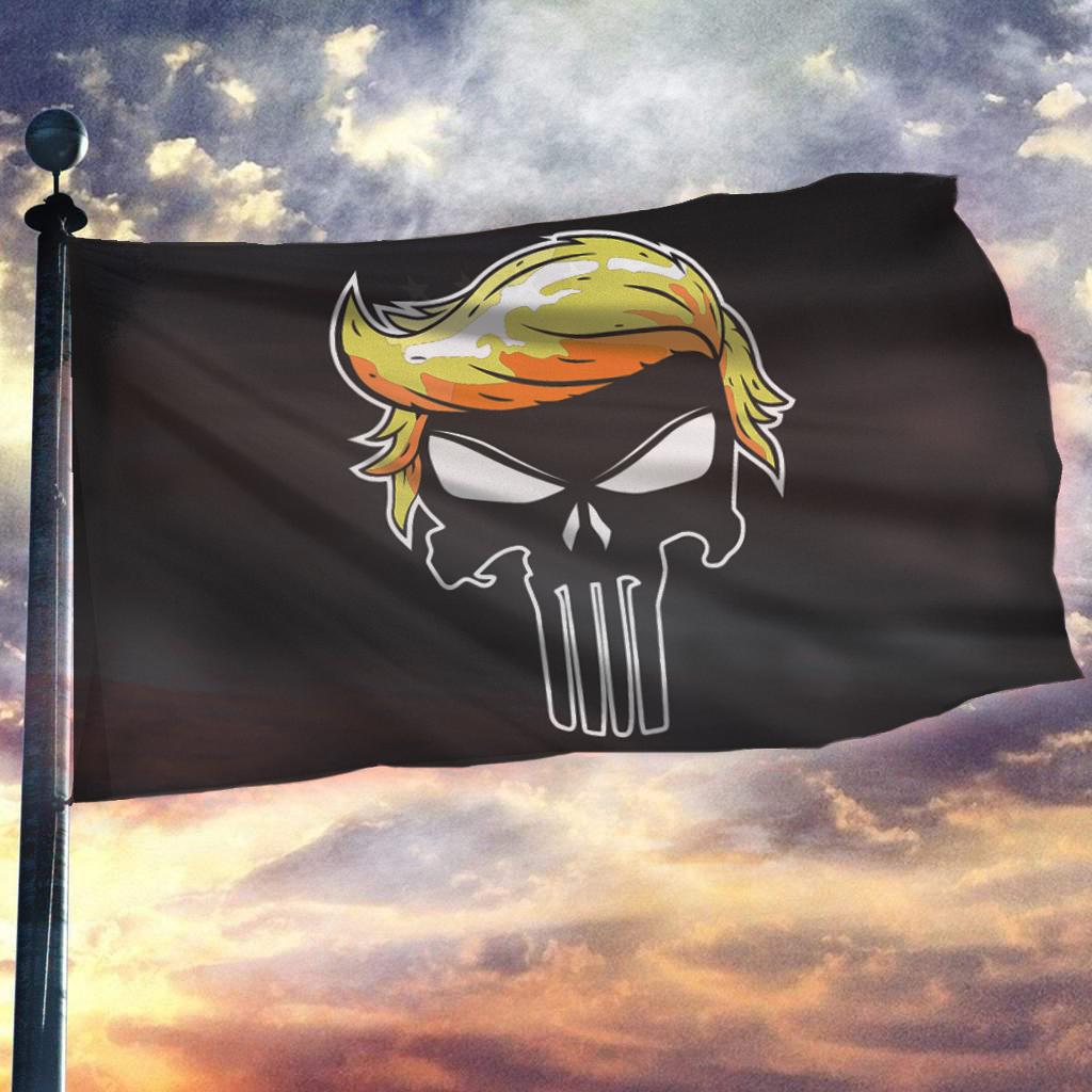Trump Punisher Flag + Trump Punisher Pin