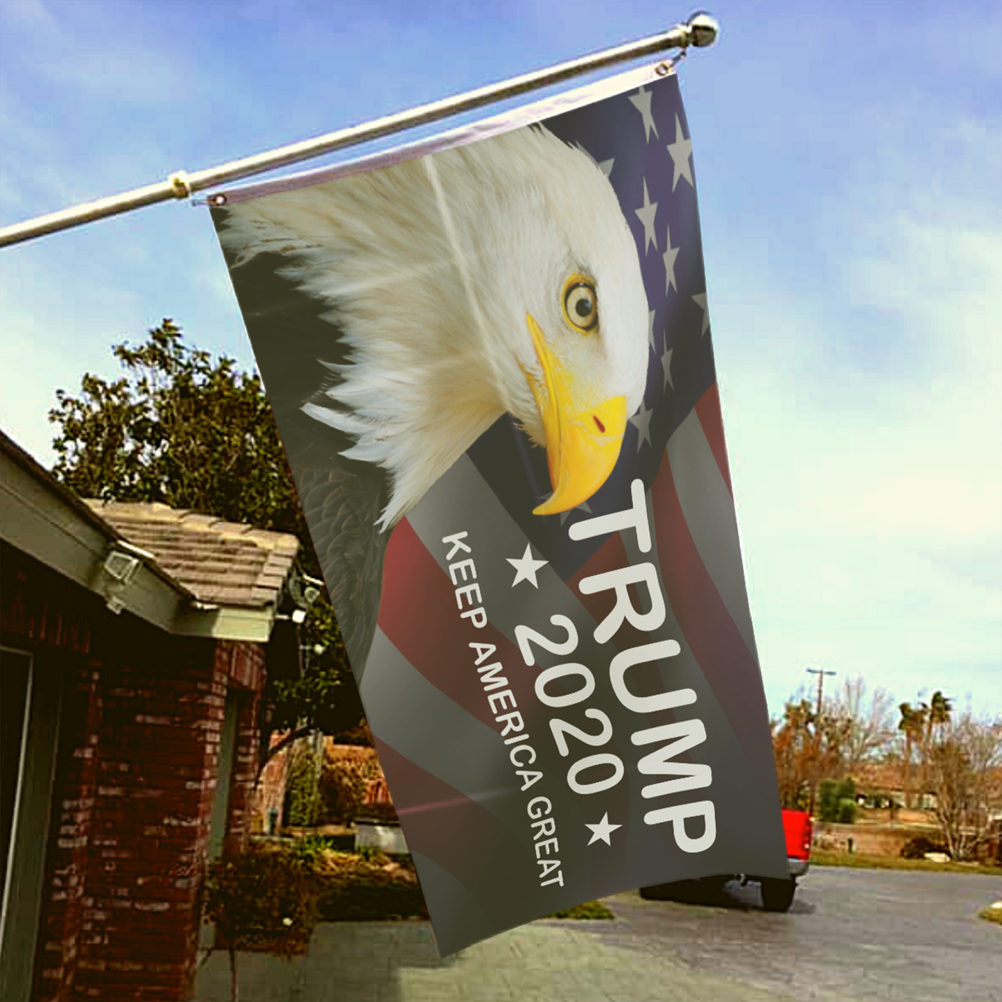 Trump 2020 KAG - American Eagle Flag