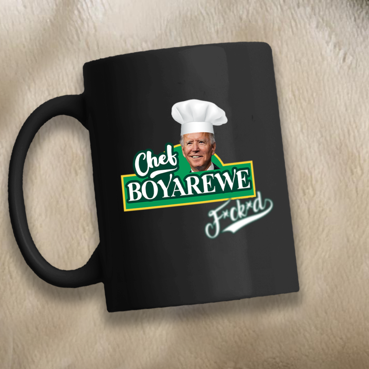 Chef Boyarewe 11 oz. Black Mug