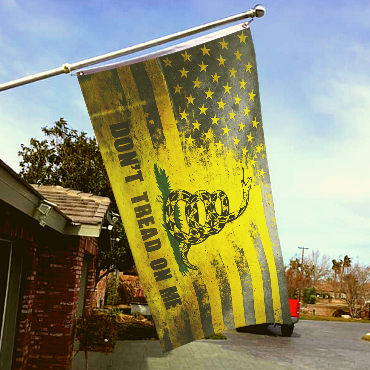DTOM Gadsden USA Patriotic Flag