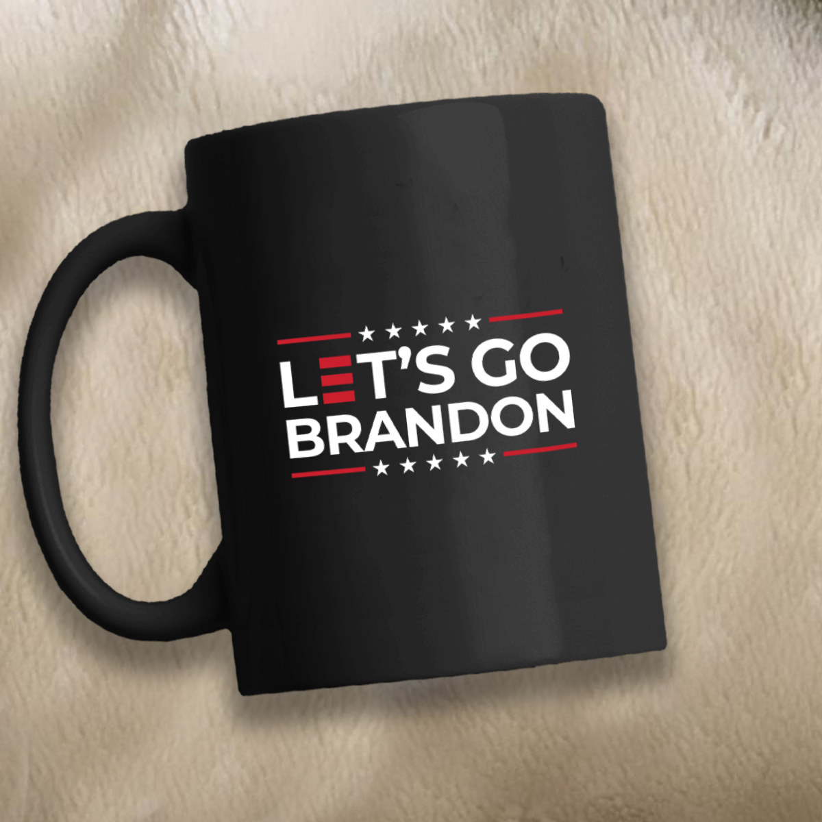 Let's Go Brandon 11 oz. Black Mug