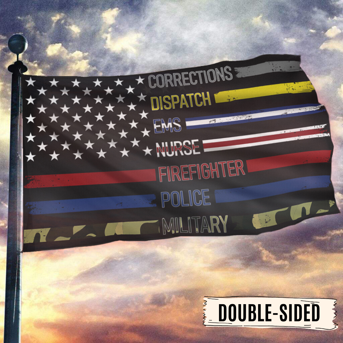 Patriotic Support Appreciation - USA Flag