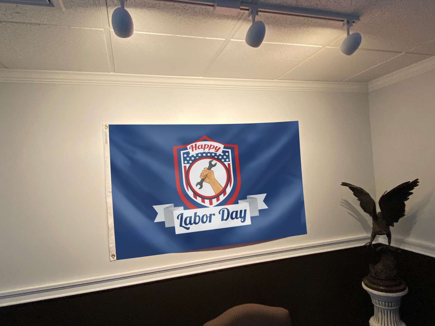 Celebration Of Labor Day Flag