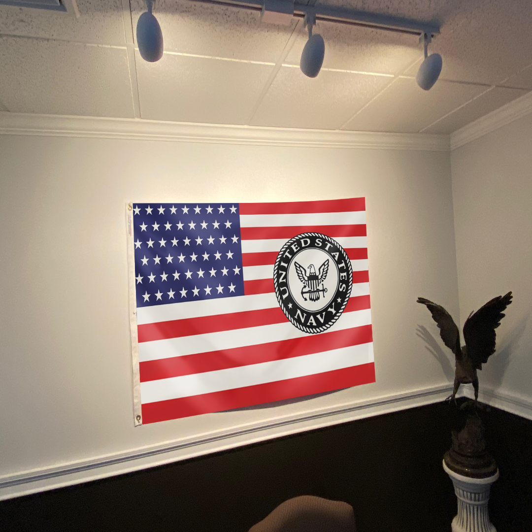 Navy USA Flag