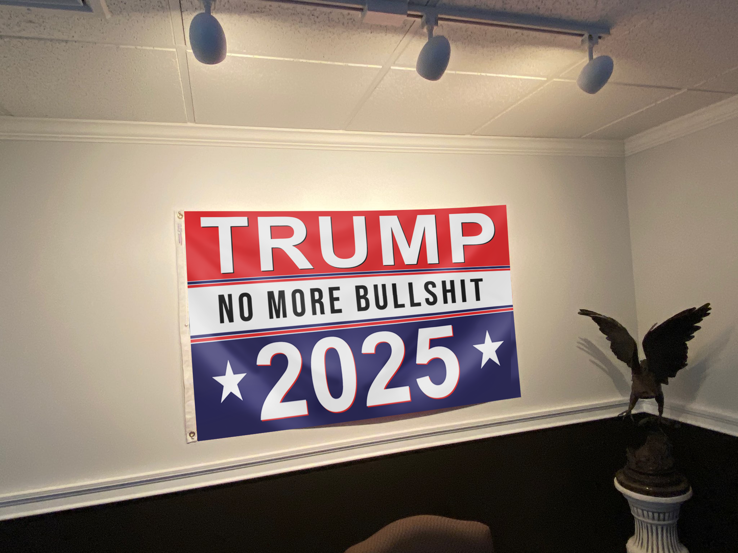 Trump No More Bullsh*t 2025 Flag