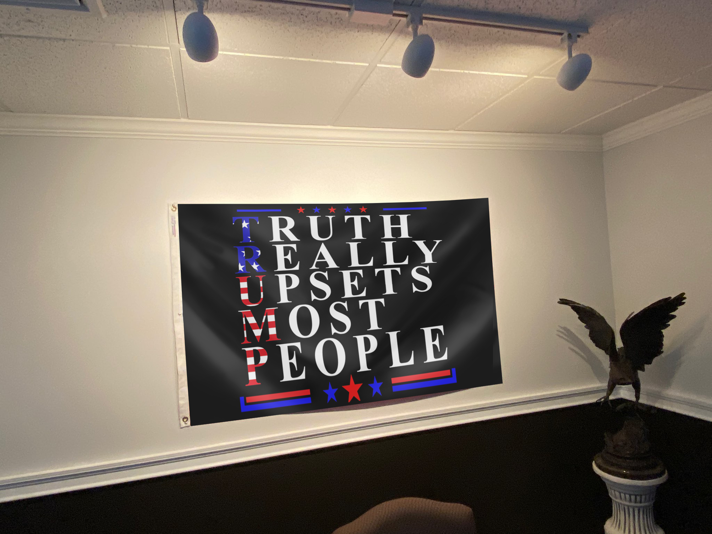 Truth Really Upsets Most People USA Flag