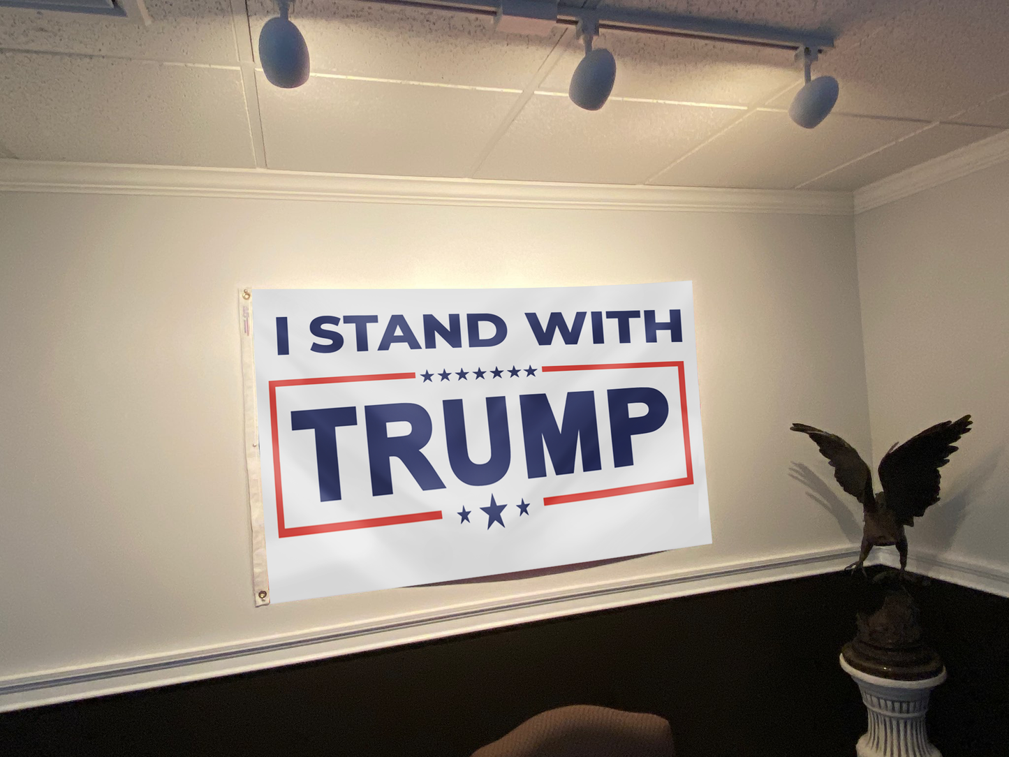 I Stand With Trump Flag