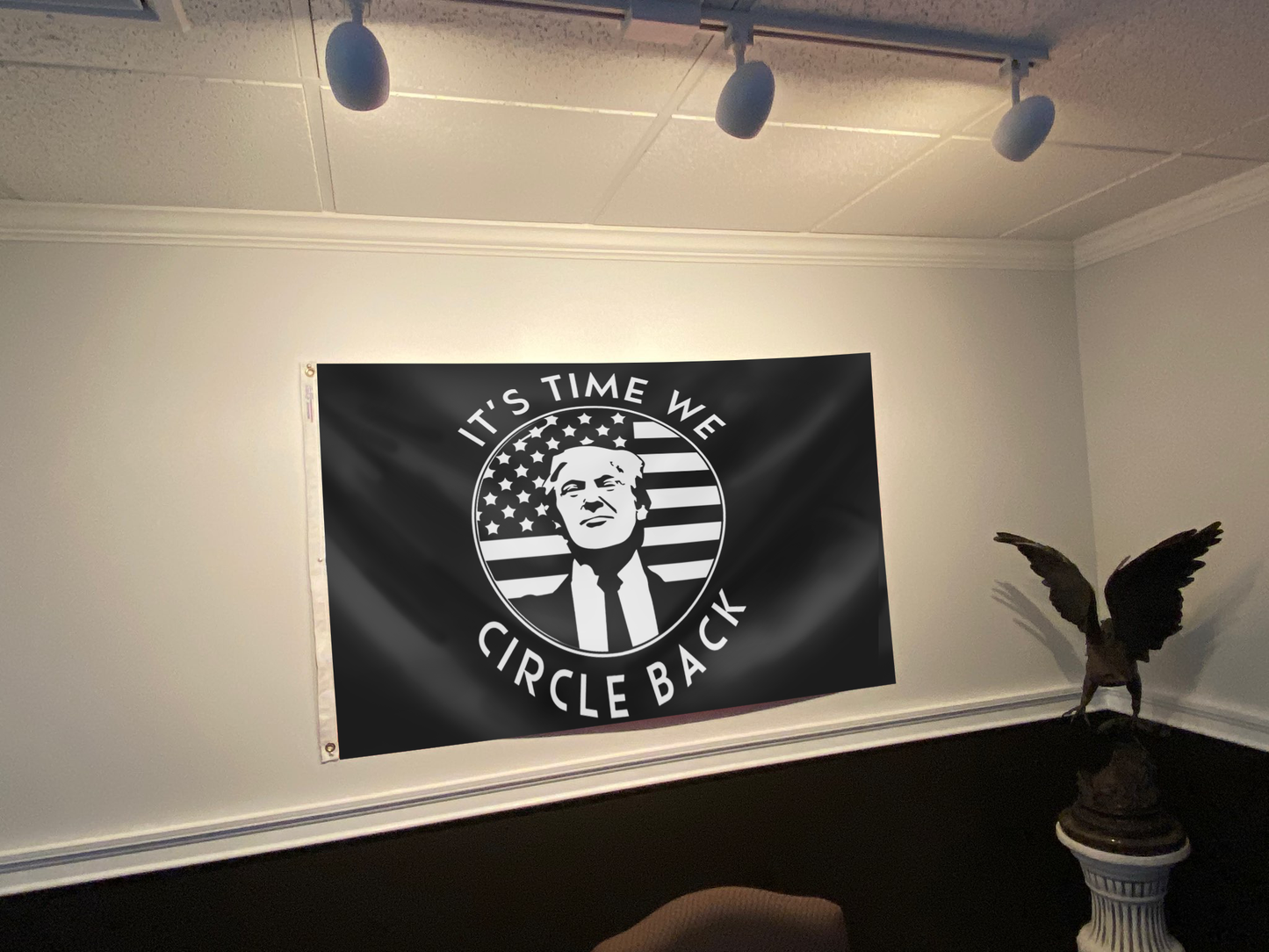 It's Time We Circle Back Trump Flag