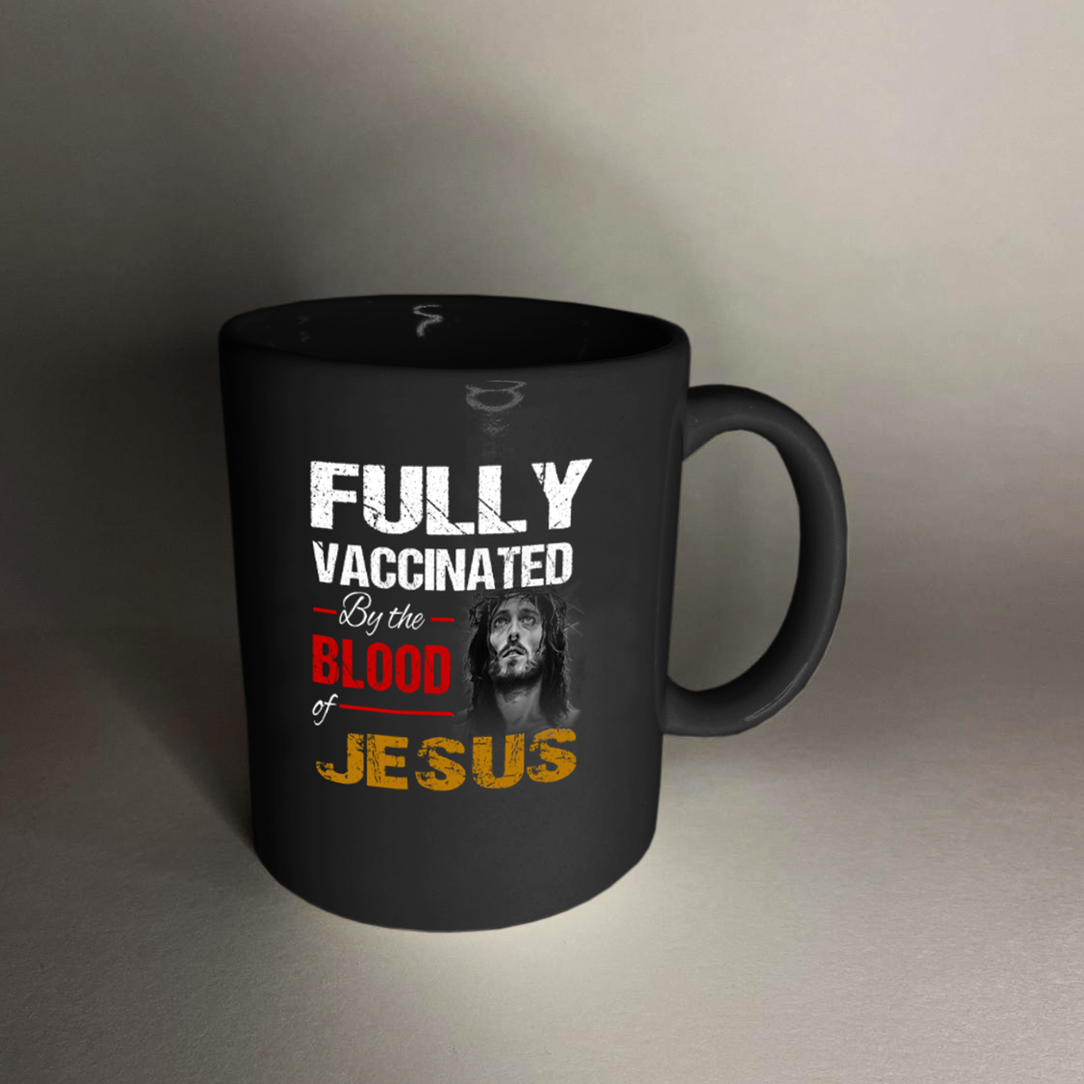Fully Vaccinated v2 11 oz. Black Mug