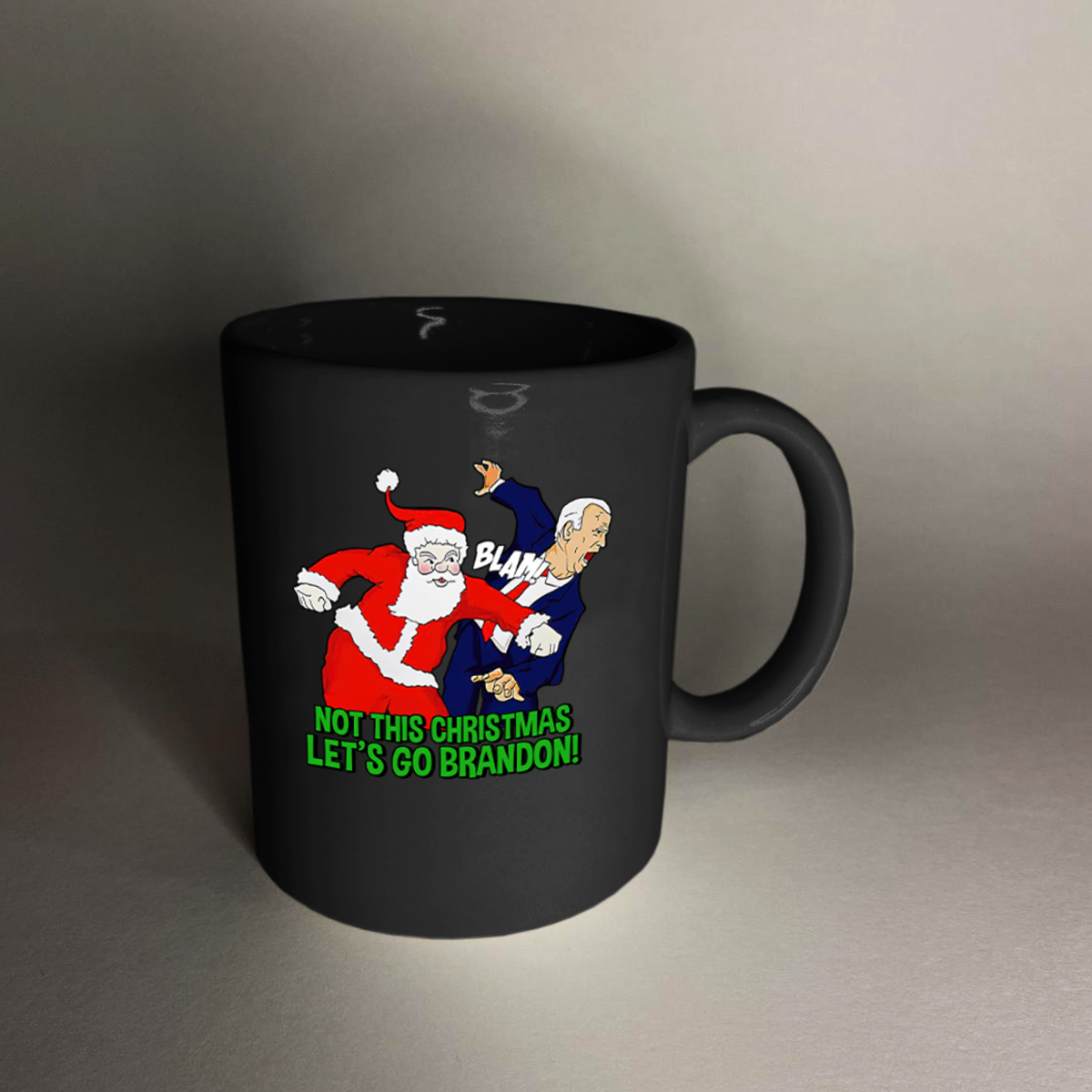 Not This Christmas 11 oz. Black Mug
