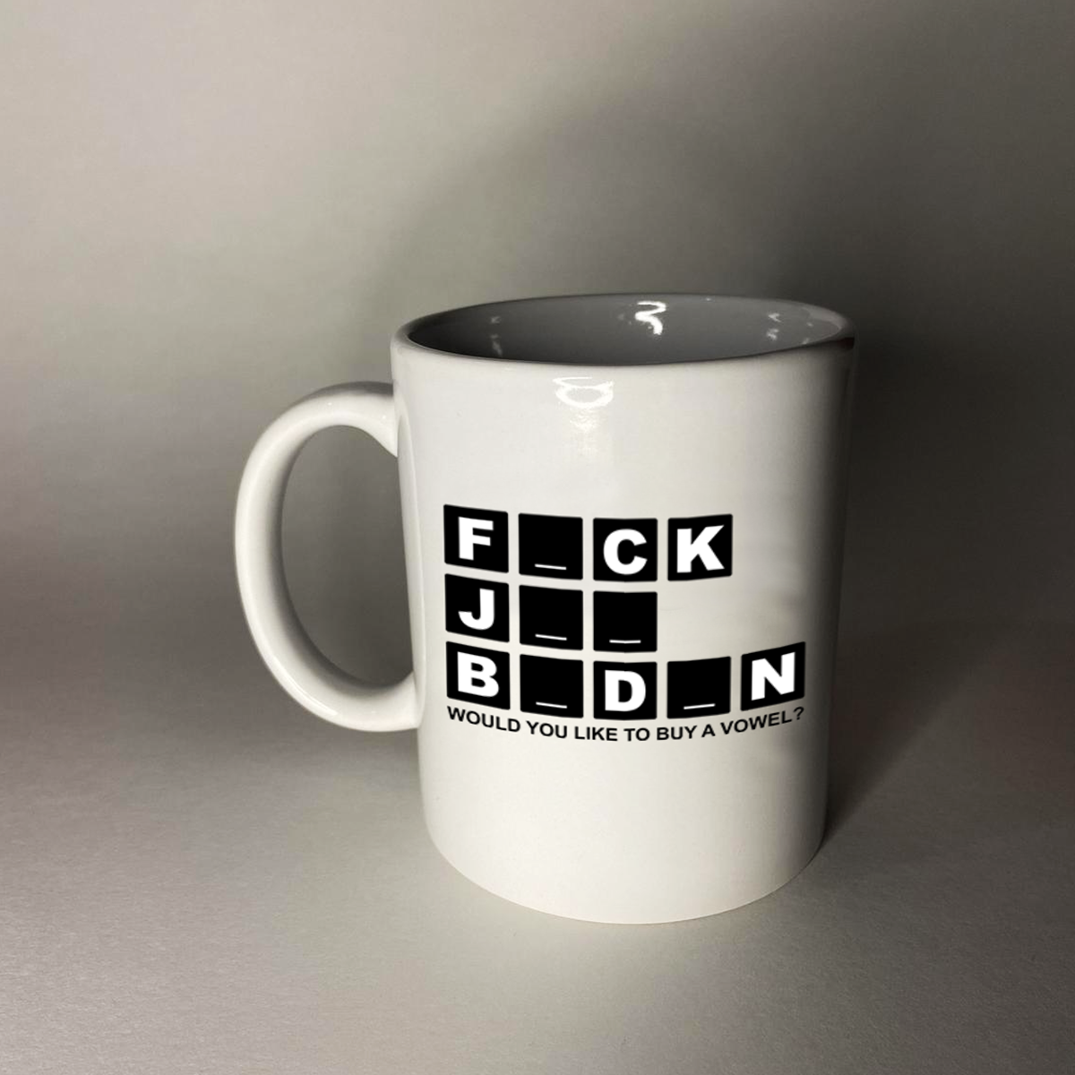 FJB Wheel of Fortune 11 oz. White Mug