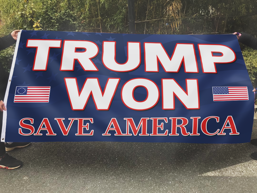 Trump Won - Save America Flag