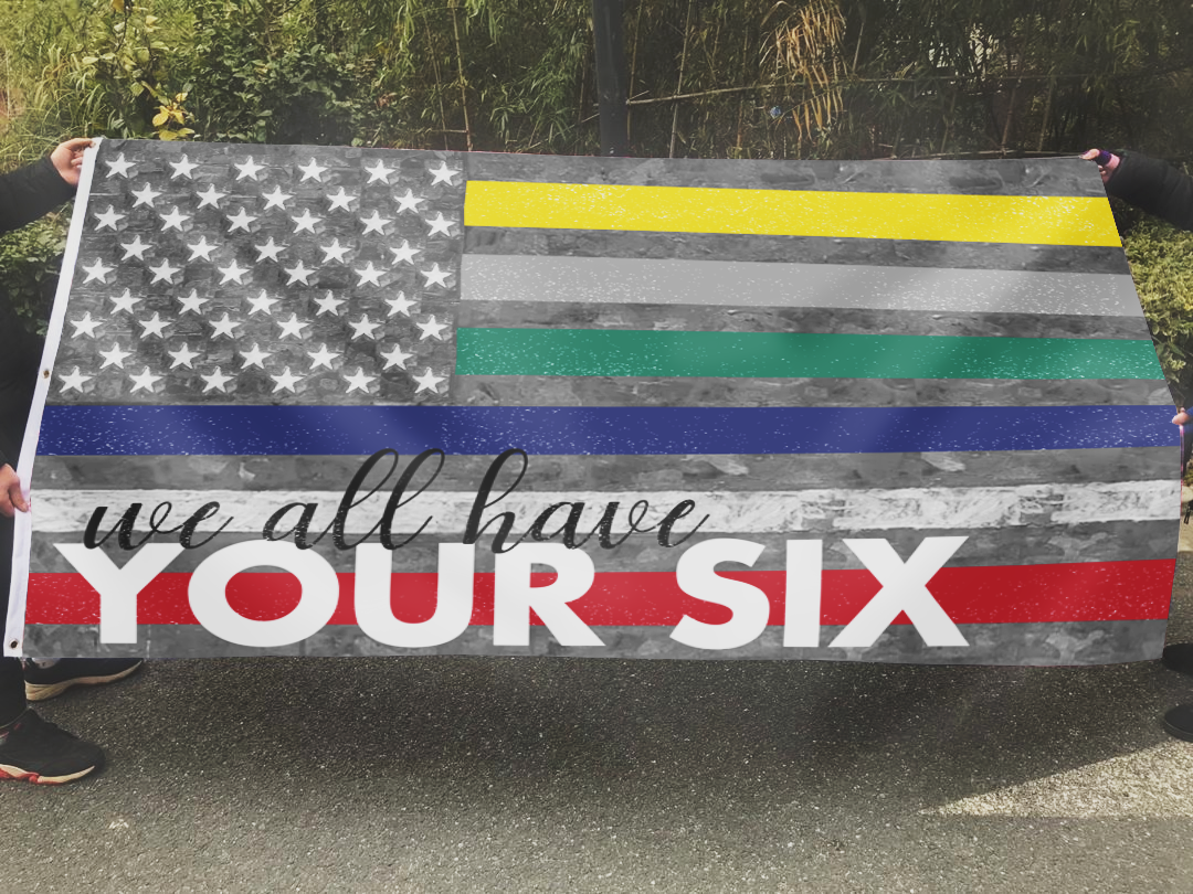We All Have Your Six Vintage Flag