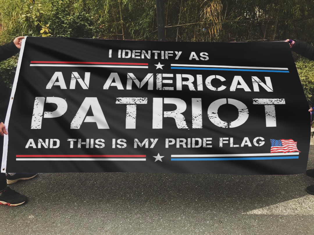 I Identify As An American Patriot Flag