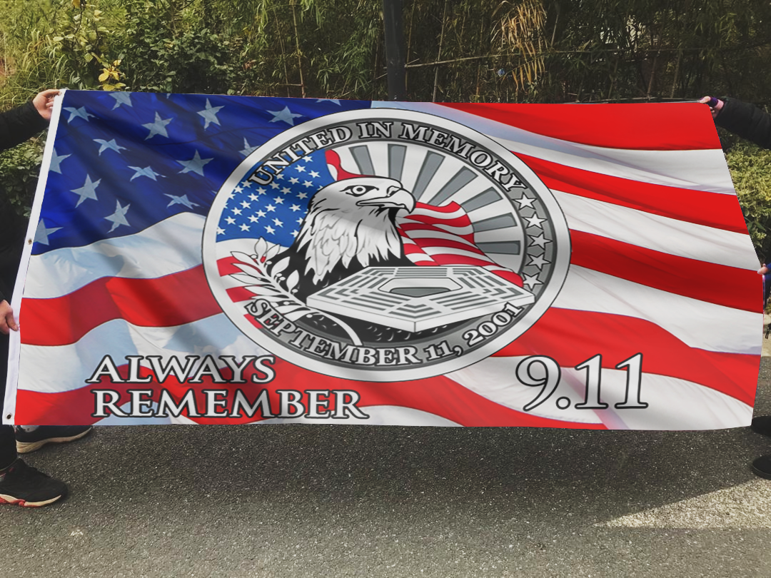Always Remember 9/11 Eagle Flag