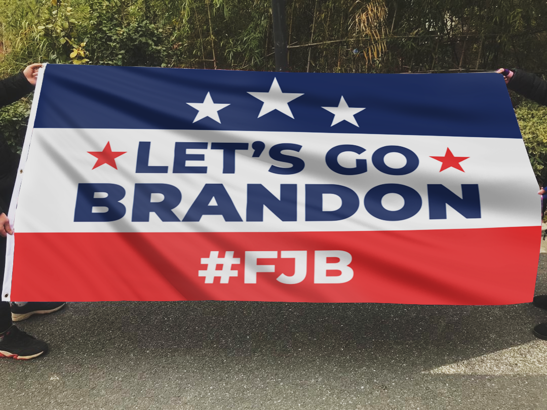 Let's Go Brandon FJB Hashtag Flag