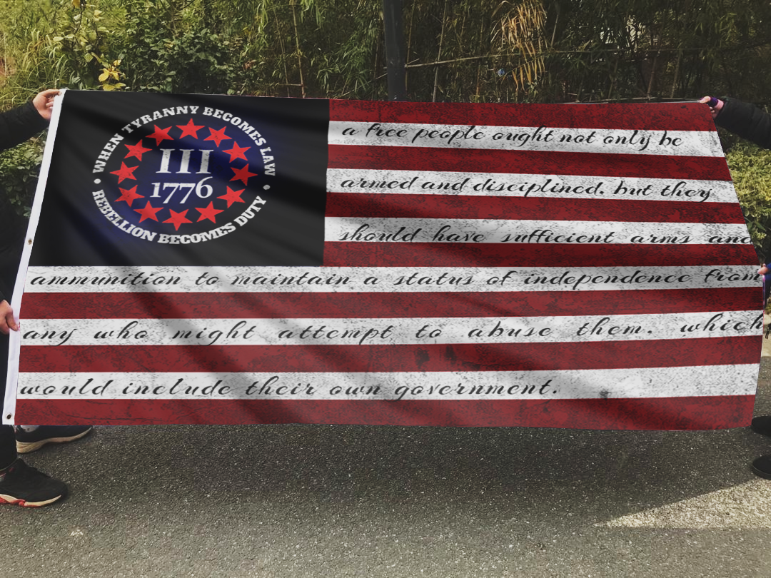 We The People 1776 American Flag