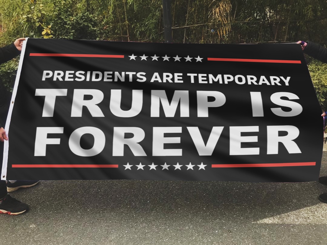Presidents Are Temporary Trump Is Forever Flag