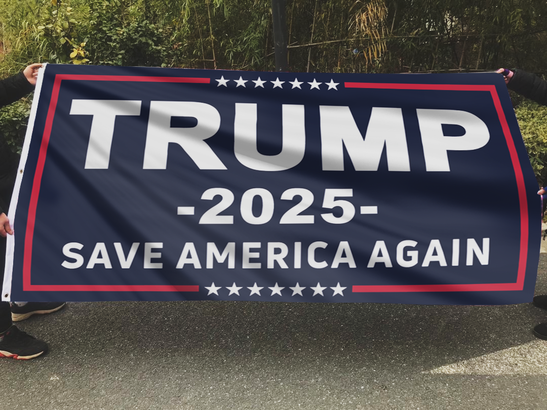 TRUMP Save America Again 2025 Flag