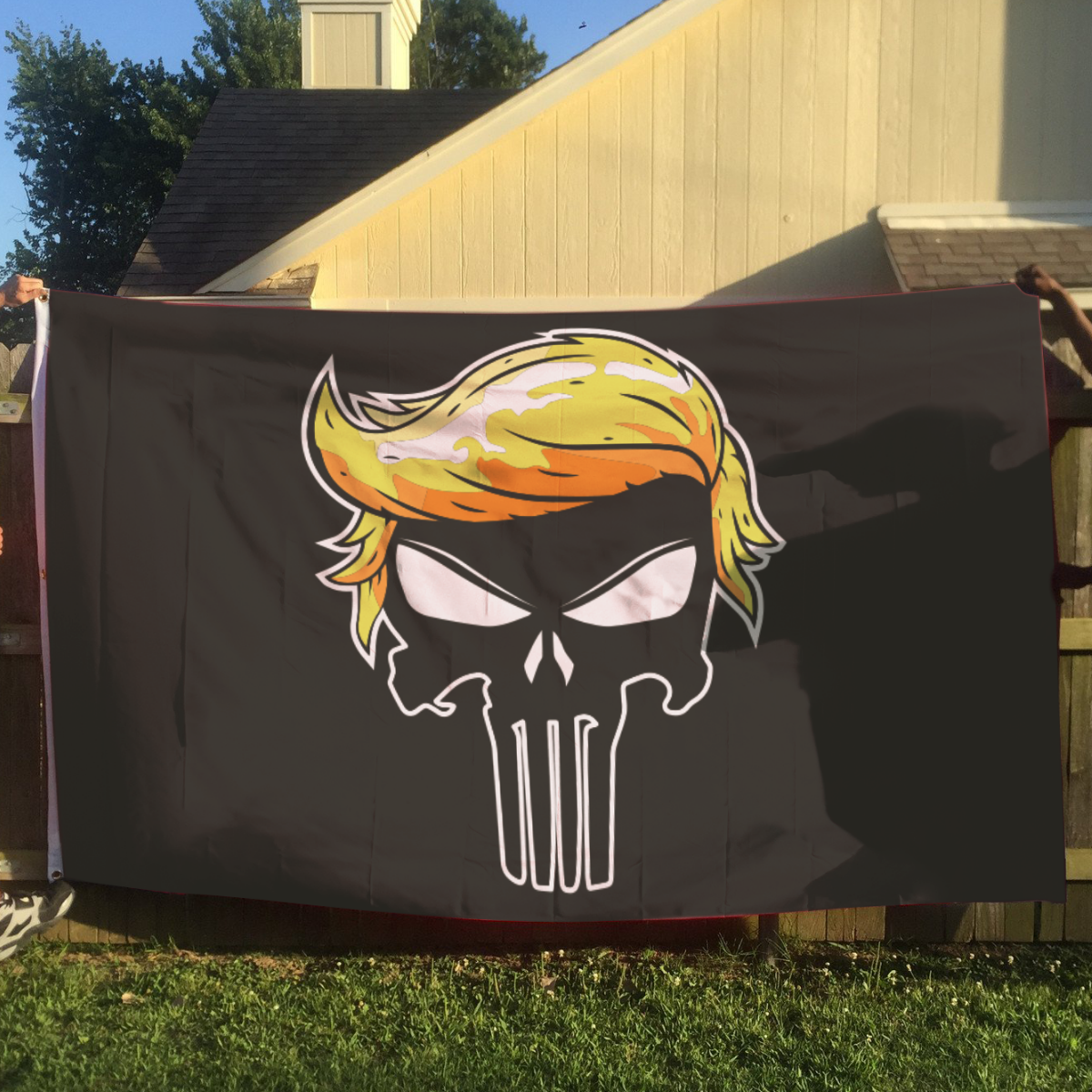 Trump Punisher Flag + Trump Punisher Pin