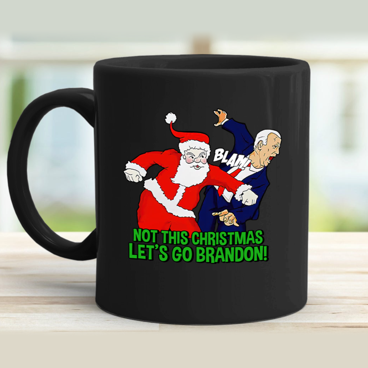 Not This Christmas 11 oz. Black Mug