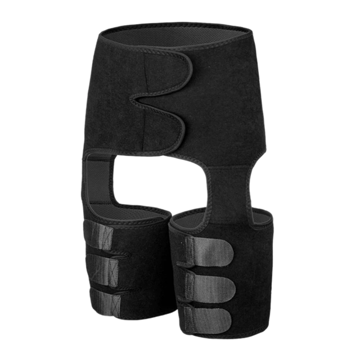 3 in 1 Neoprene Adjustable Belt Sweat Waist Trainer and Thigh Trimmer