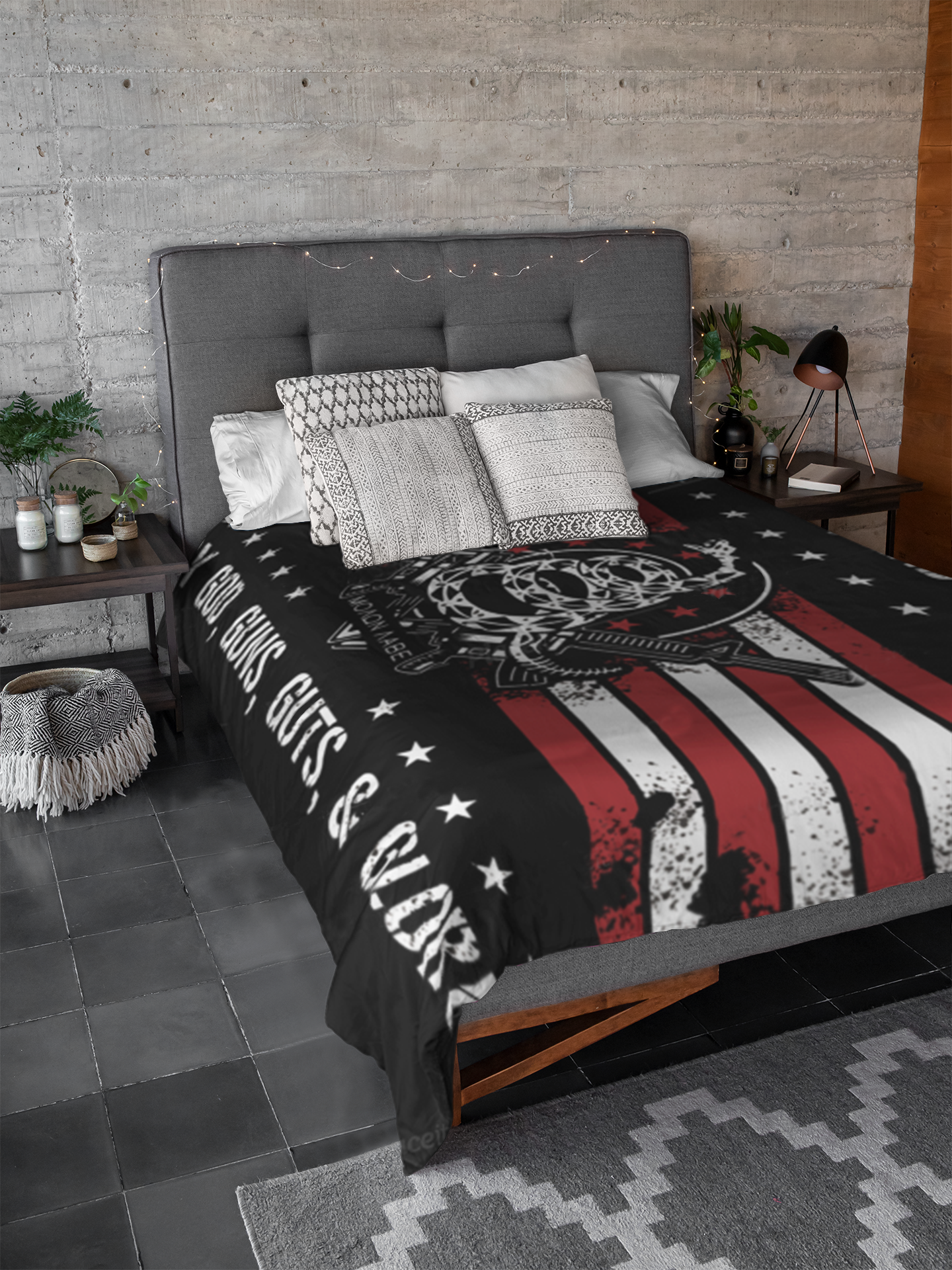 Born Raised and Protected Premium Mink Sherpa Blanket