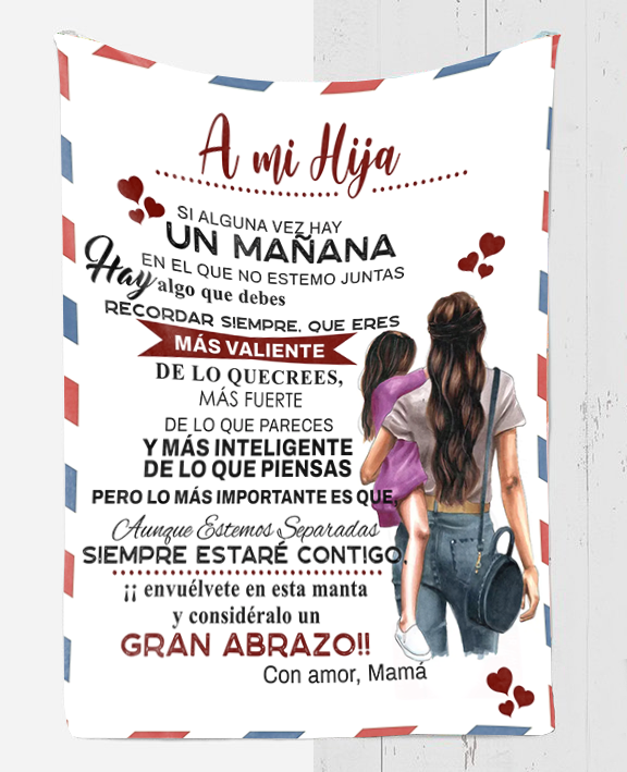 A Mi Hija | Más Valiente Blanket