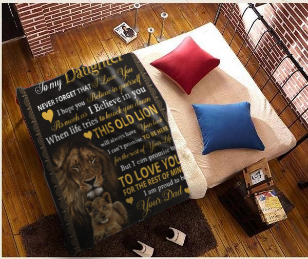 To My Daughter - Never Forget Blanket