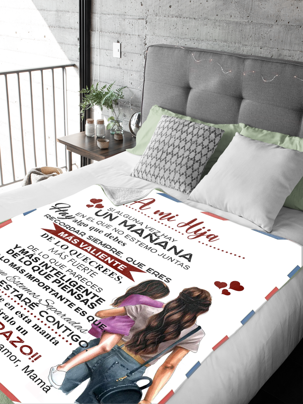 A Mi Hija | Más Valiente Blanket