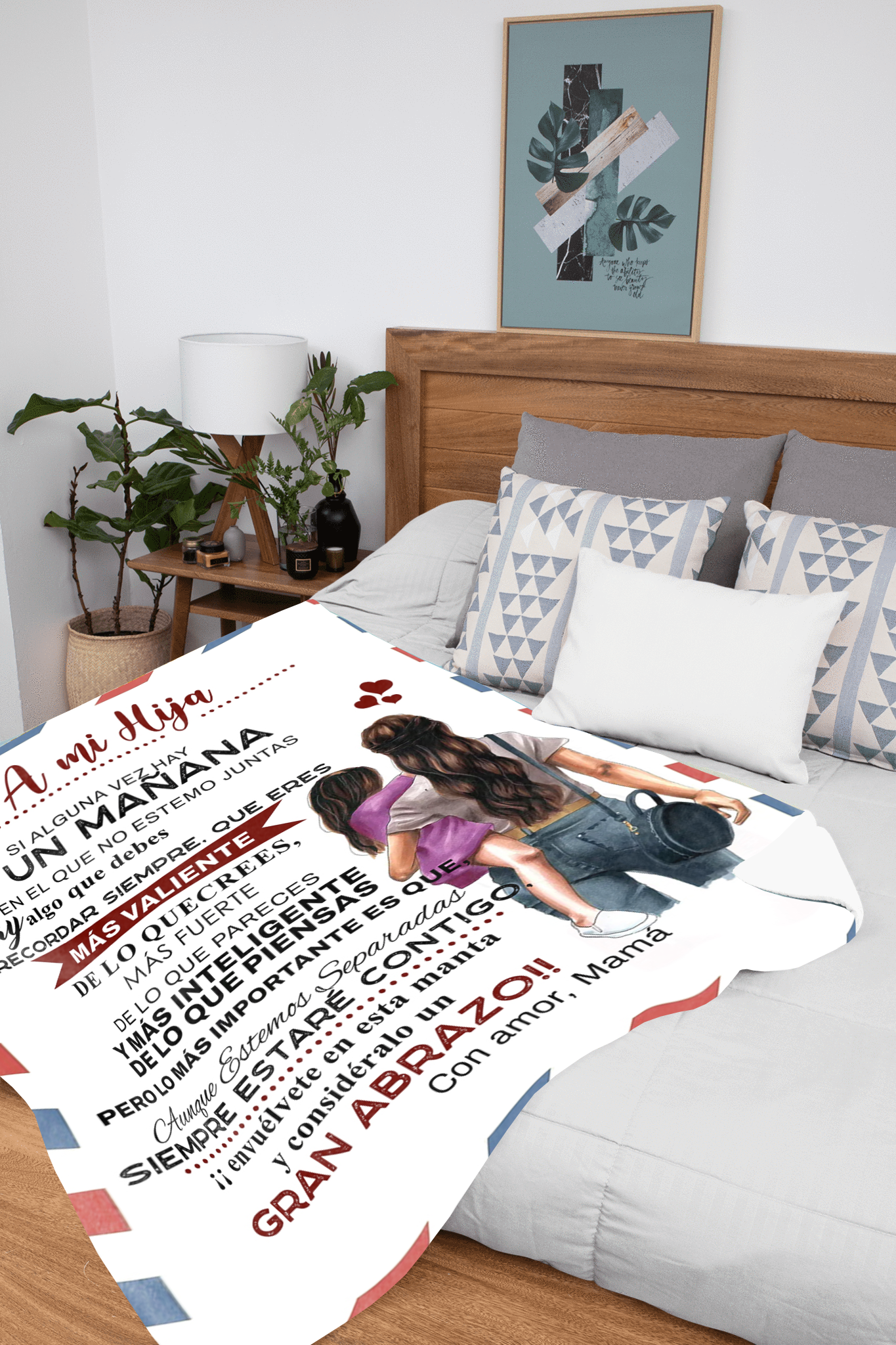 A Mi Hija | Más Valiente Blanket