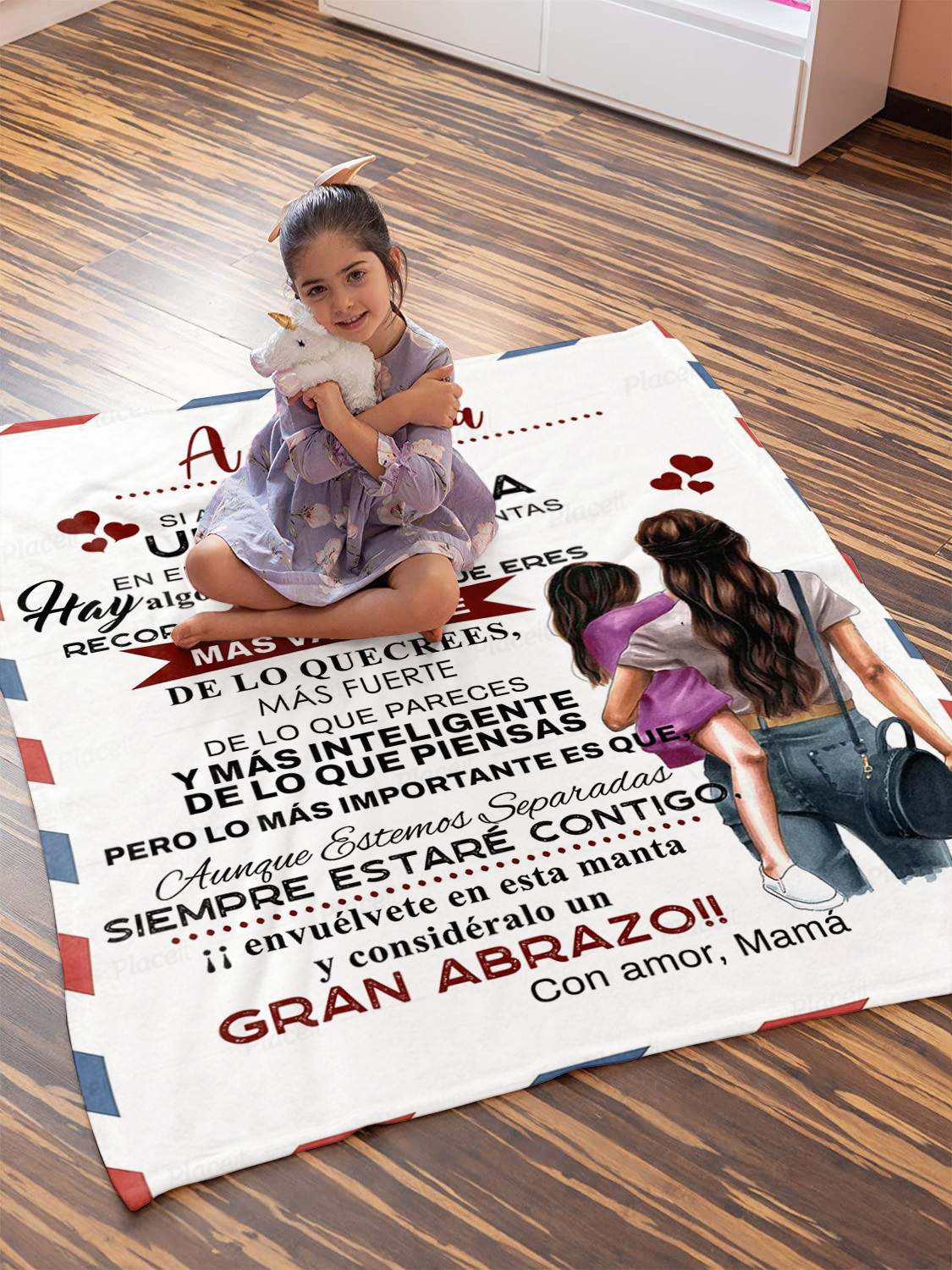 A Mi Hija | Más Valiente Blanket