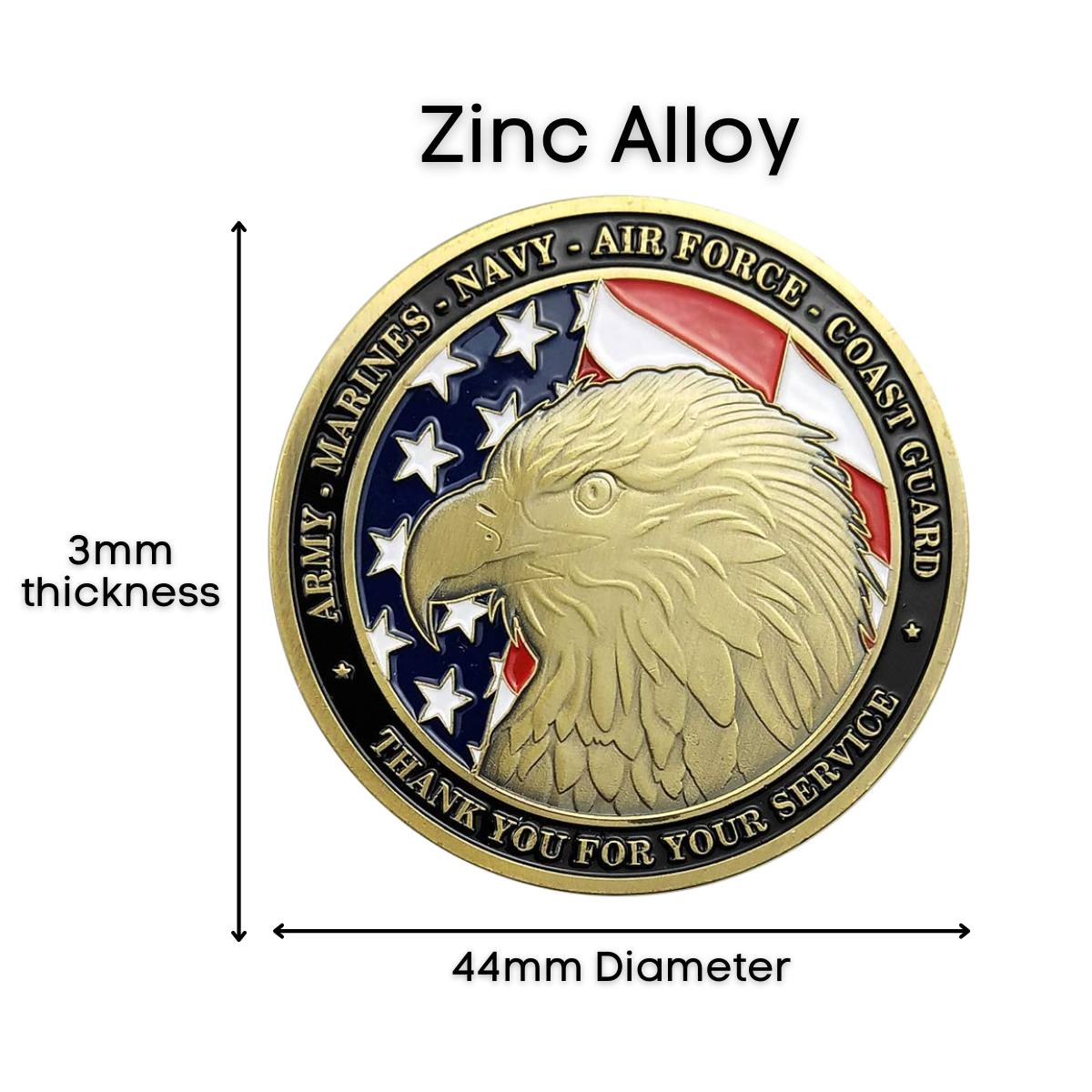 Thank You For Your Service - Veteran Coin - Buy More, Save More Bundle