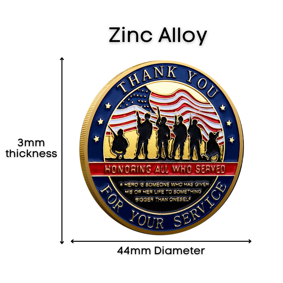 Honoring All Who Served - Veteran Coin - Buy More, Save More Bundle