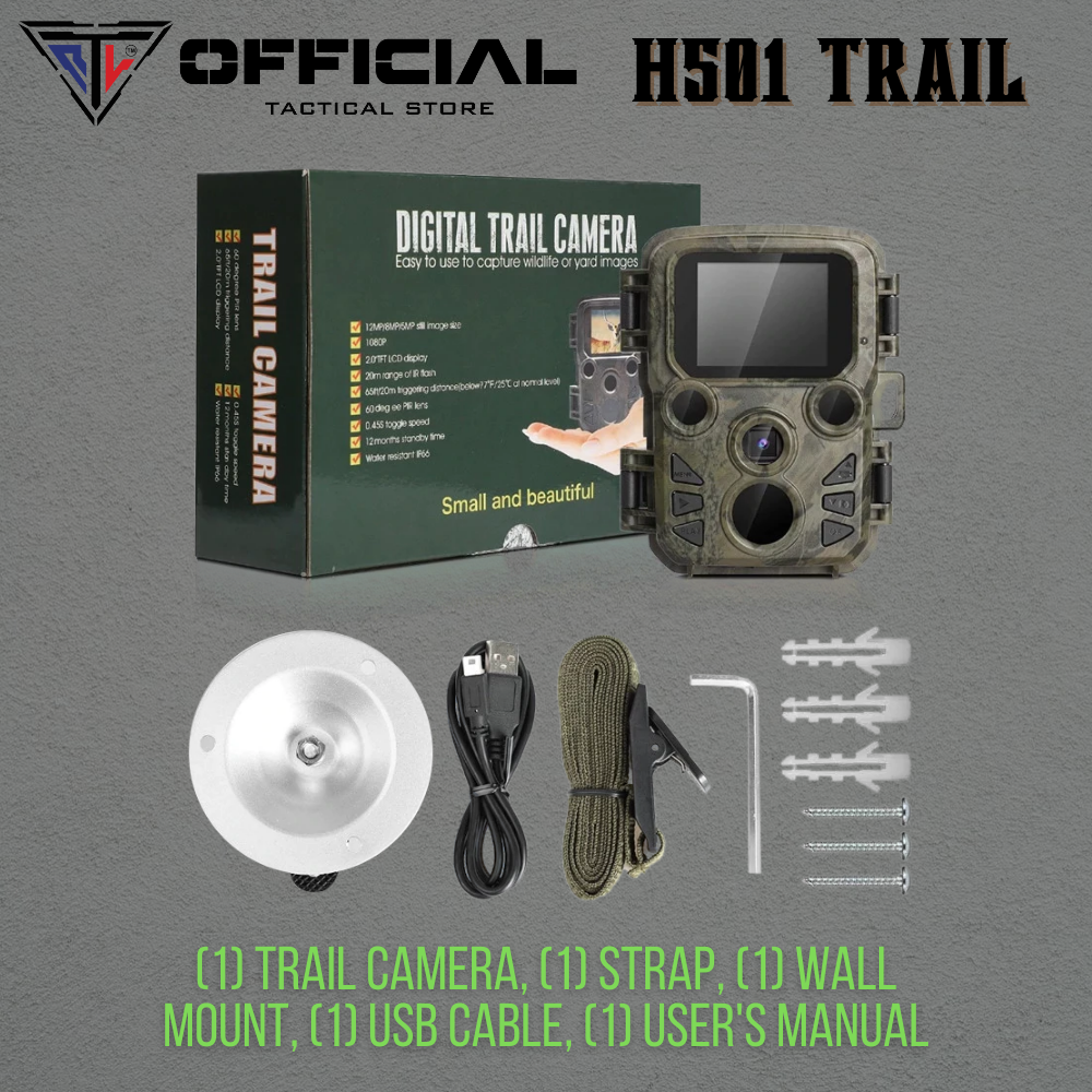 HD Trail Camera with Night Vision Mode