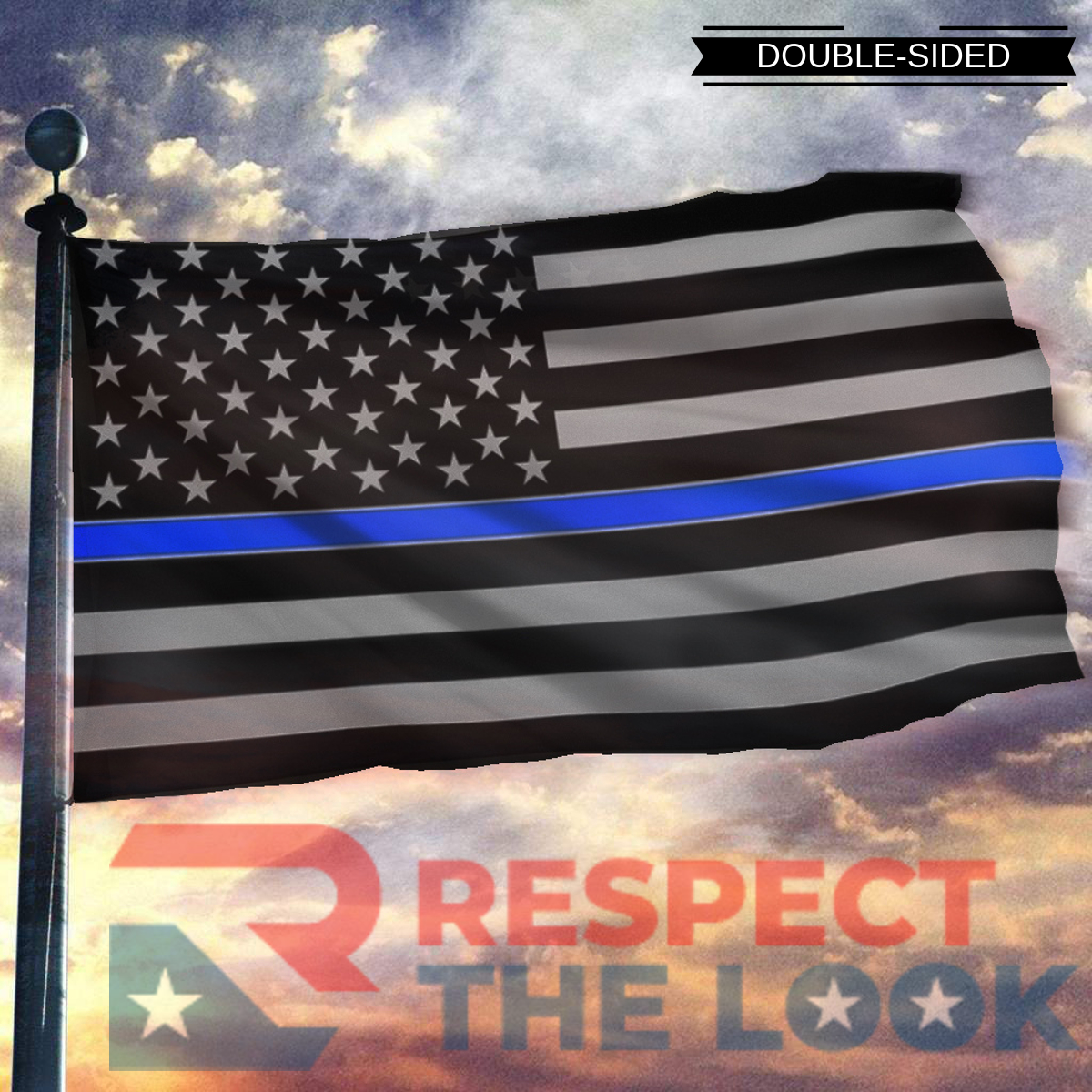 Thin Blue Line Flag
