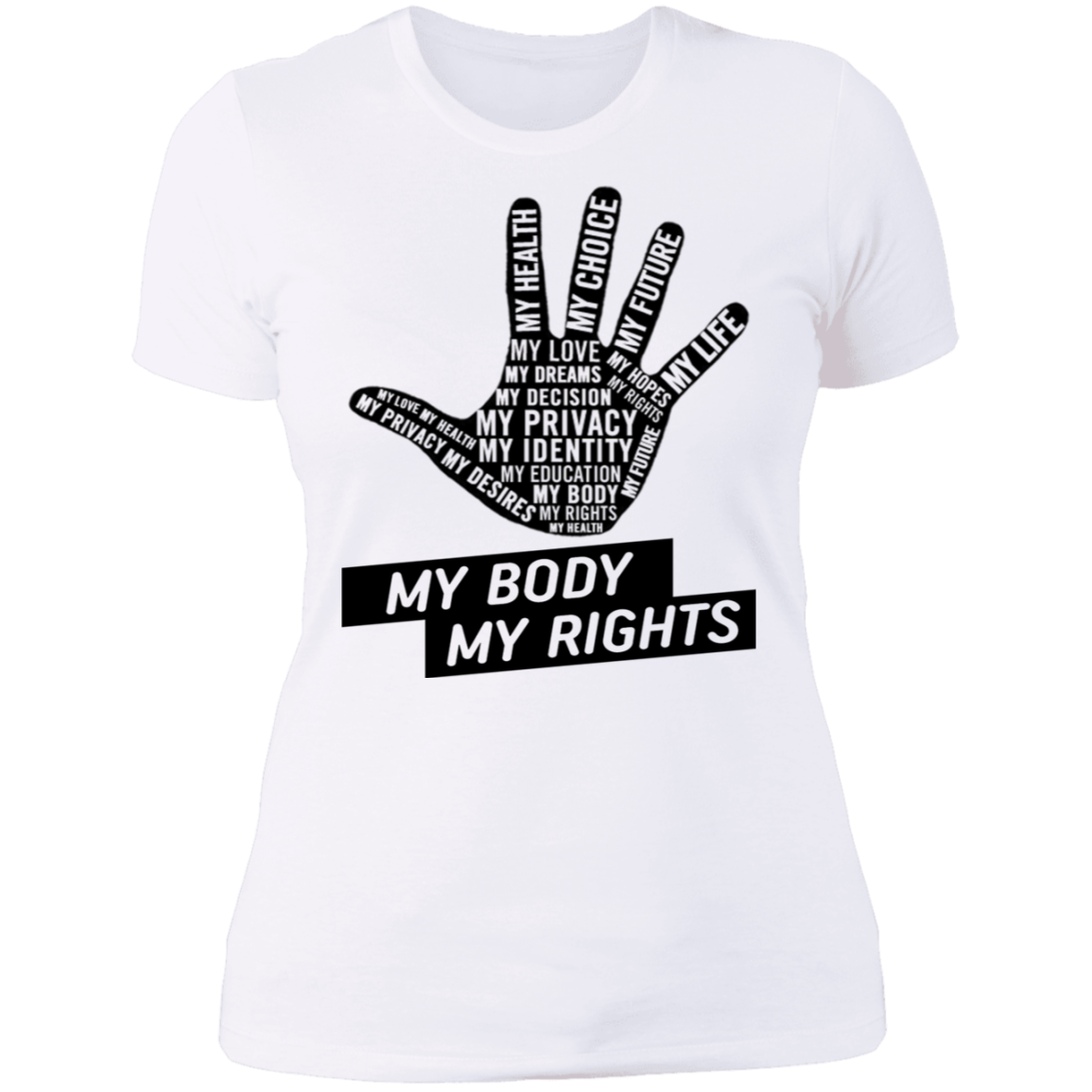 My Body My Rights Boyfriend T-shirt