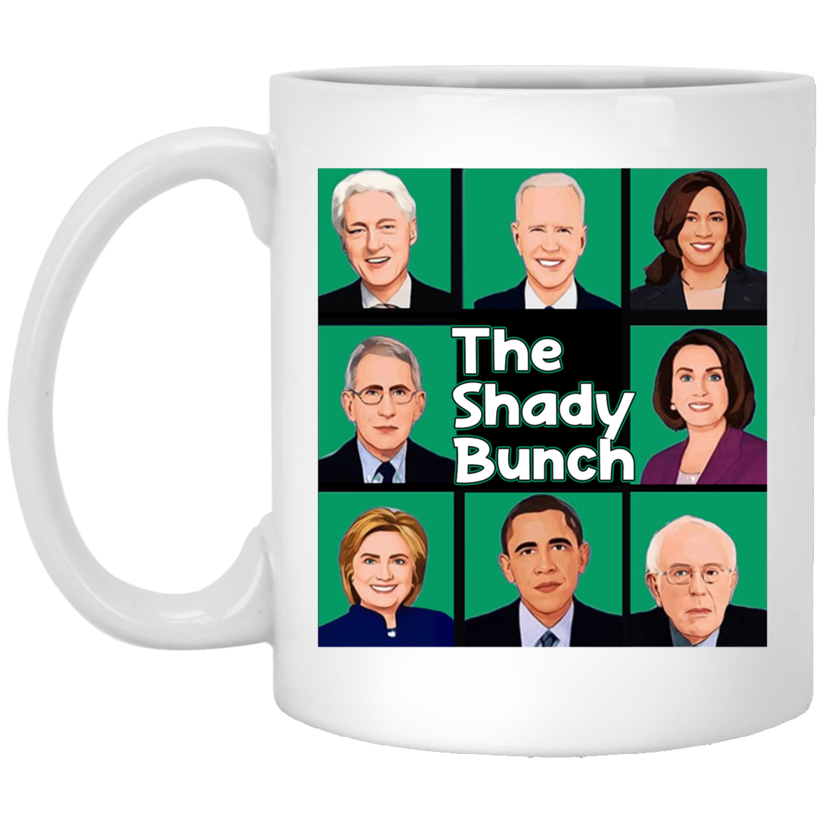 The Shady Bunch 11 oz. White Mug
