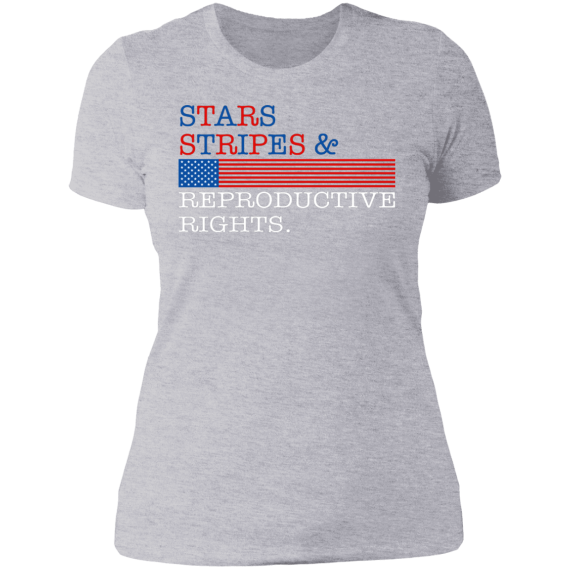 Stars Stripes & Reproductive Rights Boyfriend T-Shirt