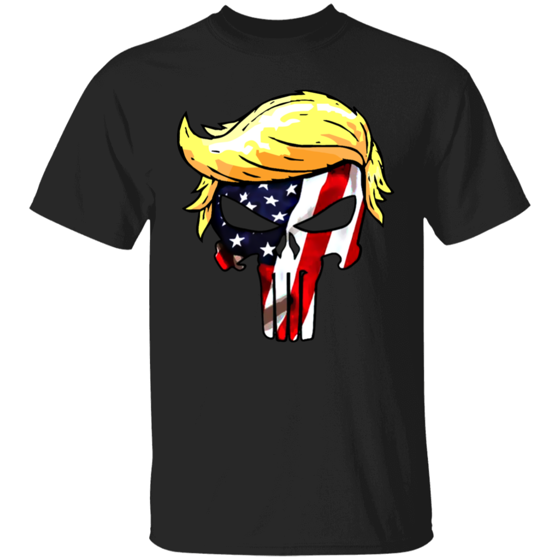 Trump Punisher Full-Color American Flag - Apparel